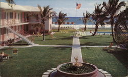 Ocean Garden Apartments Postcard