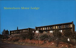 Matterhorn Motor Lodge Postcard