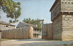 Fort Osage Sibley, MO Postcard Postcard Postcard