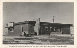 Ranch House Restaurant and Drive-Inn Postcard