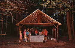 Girl Scout Camp near Wilderness Postcard