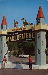 Entrance To Land of Makebelieve Postcard