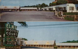 Elms Motor Court and Dining Room Winchester, VA Postcard Postcard Postcard