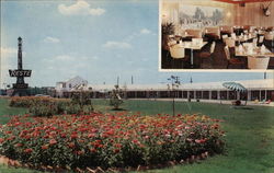 Reste' Motel - "Look For the Eiffel Tower" Postcard