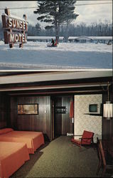 Sunset Motel Old Forge, NY Postcard Postcard Postcard