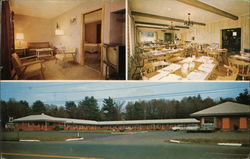 Sturbridge Motel & Country Squire Restaurant Massachusetts Postcard Postcard Postcard