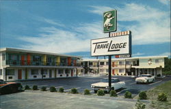 Bedford TraveLodge Postcard