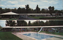Silver Princess Motel Postcard