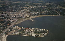 Air View of Downtown Sarasota, FL Postcard Postcard Postcard
