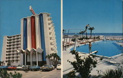 Sheraton Inn - Daytona Beach Shores Postcard