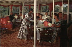 Cocktail Lounge Aboard the River Queen Bradenton, FL Postcard Postcard Postcard