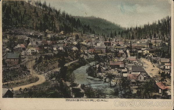 View of Town Dunsmuir California