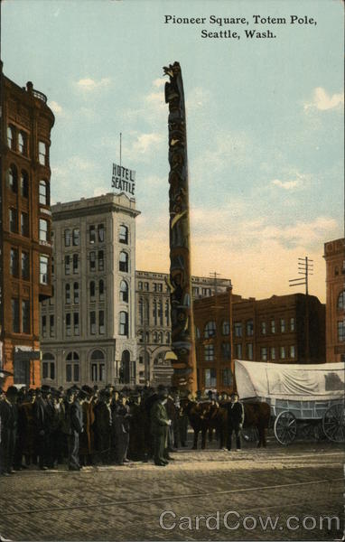Pioneer Square, Totem Pole Seattle Washington