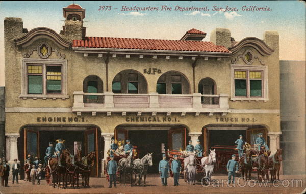 Headquarters Fire Department San Jose California