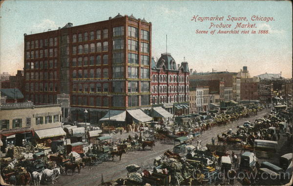 Haymarket Square, Produce Market Chicago Illinois
