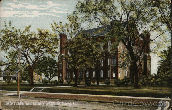 Lombard Ladies' Hall, Lombard College Galesburg Illinois
