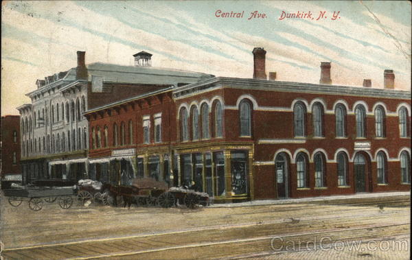 View of Central Ave. Dunkirk New York