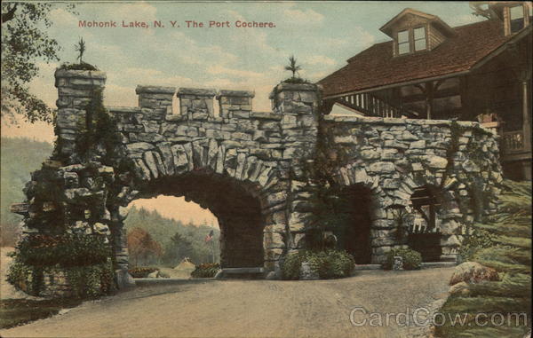 The Port Cochere Mohonk Lake New York