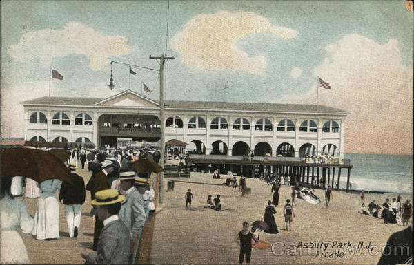 View of Arcade Asbury Park New Jersey