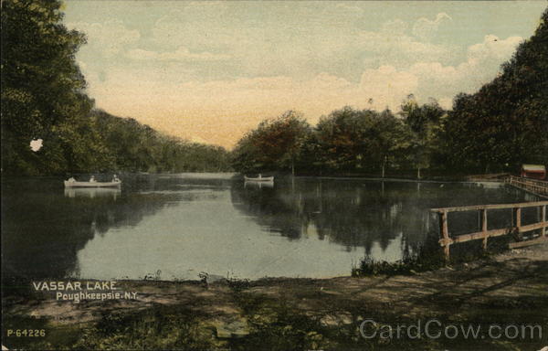 View of Vassar Lake Poughkeepsie New York