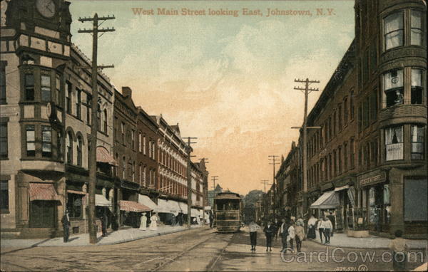West Main Street Looking East Johnstown New York