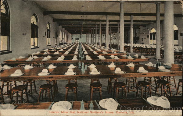 Interior Mess Hall National Soldiers's Home Danville Illinois