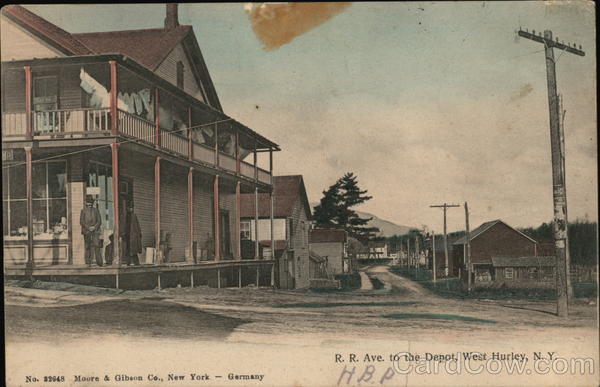 R.R. Ave. to the Depot West Hurley New York