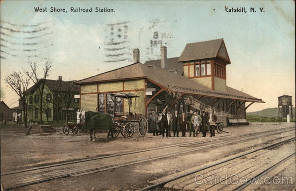 West Shore, Railroad Station Catskill New York