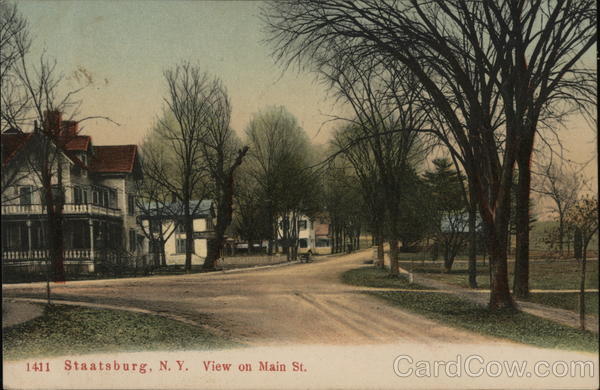 View on Main St. Staatsburg New York