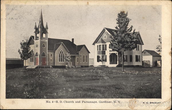 R. D. Church and Parsonage, Gardiner, N. Y. New York