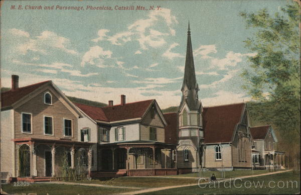 M.E. Church and Parsonage Phoenicia New York