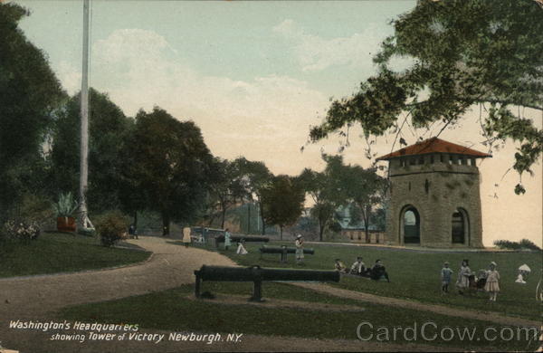 Washington's Headquarters showing Tower of Victory Newburgh New York