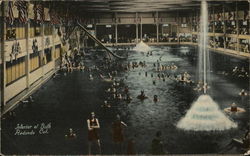 Interior of Bath Postcard