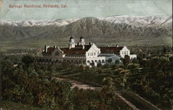 View of Burrage Residence Redlands, CA Postcard Postcard Postcard