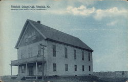 Pittsfirld Grange Hall Postcard