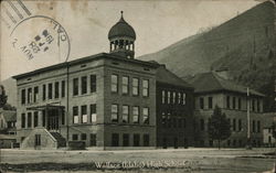 Wallace High School Postcard
