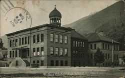 Wallace High School Idaho Postcard Postcard Postcard