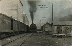 Depot Secor, IL Postcard Postcard Postcard