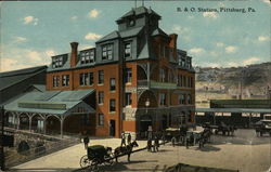 B. & O. Station Pittsburgh, PA Postcard Postcard Postcard