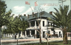 U.S. Post Office, Built in 1600 St. Augustine, FL Postcard Postcard Postcard