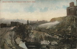 Grading Denny Hill by Hydraulic Power Seattle, WA Postcard Postcard Postcard