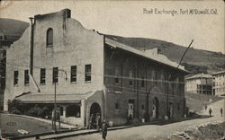 Post Exchange Fort McDowell, CA Postcard Postcard Postcard