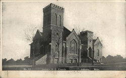 Auburn M.E. Church Nebraska Postcard Postcard Postcard