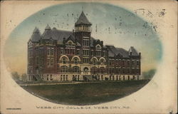 Webb City College Missouri Postcard Postcard Postcard