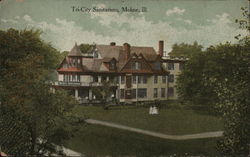 Tri-City Sanitarium Moline, IL Postcard Postcard Postcard