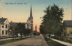 New Street Mount Clemens, MI Postcard Postcard Postcard