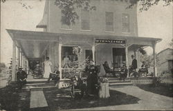 The Tennessee Hotel or boarding House Postcard