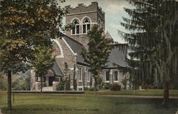 Roxbury-in-the-Catskills, N.Y. The Gould Memorial Church New York Postcard Postcard Postcard