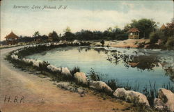 View of Reservoir, Lake Mohonk New Paltz, NY Postcard Postcard Postcard