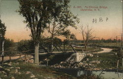 McElhones Bridge Ulsterville, NY Postcard Postcard Postcard